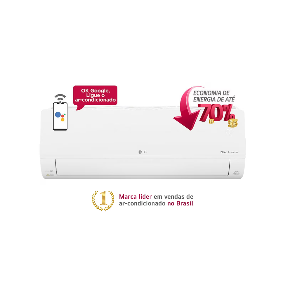 Ar Condicionado Lg 12000btu Frio dual inverter 220v