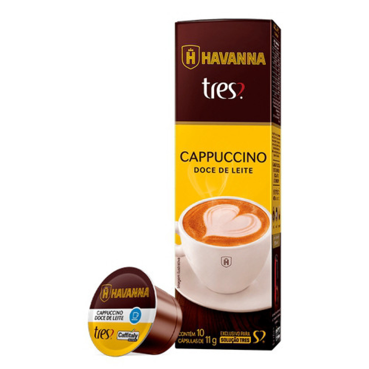 Cápsulas 3 Corações Cappucino Havanna