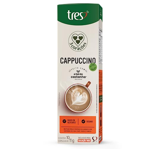 Capsulas 3 corações Cappucino Vegano