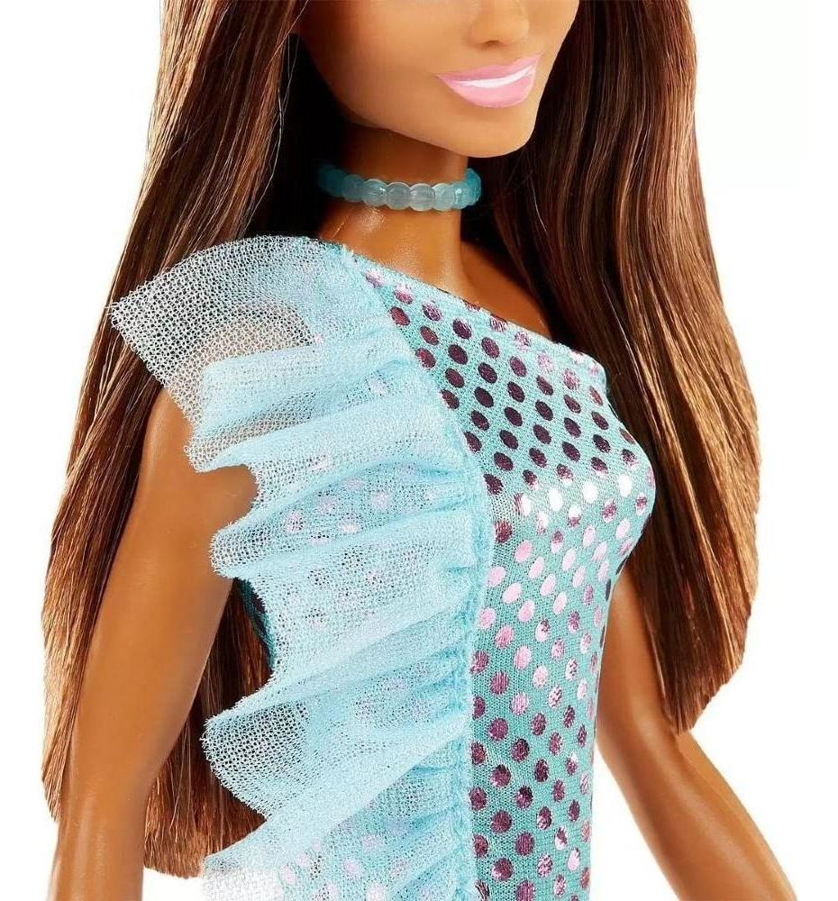 Boneca Fashionistas Barbie Morena Glitter Original - Loja da Dias