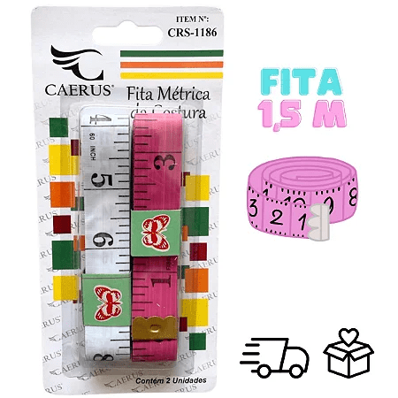 Fita Métrica De Costura Caerus -  2 unidades