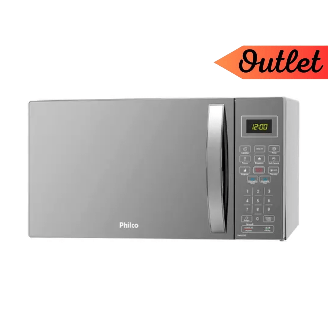 Micro-ondas Philco Pmo33e Prata 32l 127v - Outlet