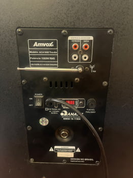 Alto falante Amvox ACA1002 Trovão com bluetooth - Outlet