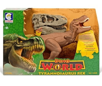 Brinquedo Dinossauro Tyrannosaurus Rex Cotiplás 42x29cm