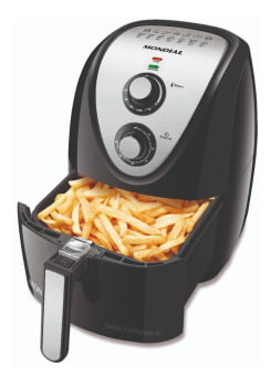 Air fry Fritadeira Mondial Afn-50 5L Preto/inox 127v - Novo