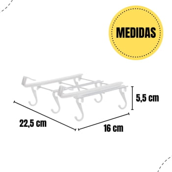 Suporte Suspenso para até 6 Canecas Metaltru