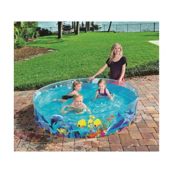 Piscina Circular Semirrigida Bestway Peixes 946 litros