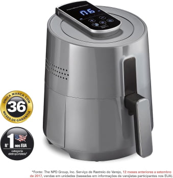 Fritadeira Air Fryer Digital Hamilton Beach 3.5L 220v - Novo