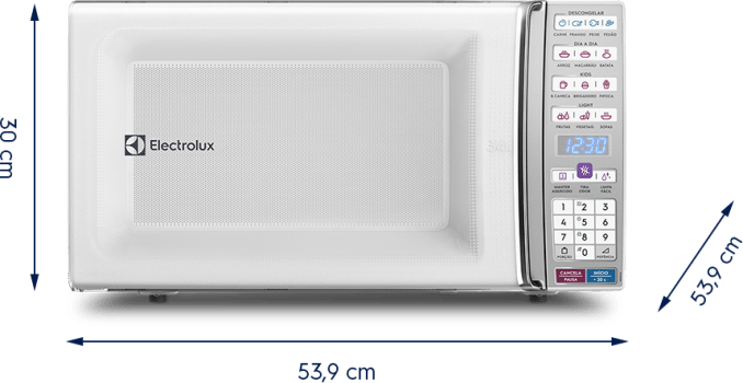 Micro-ondas Electrolux MEO44 branco 34L 127V - Outlet