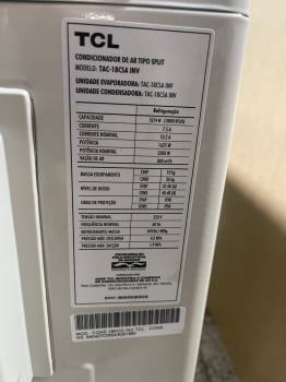 Ar condicionado TCL 18.000 btu frio inverter 220v