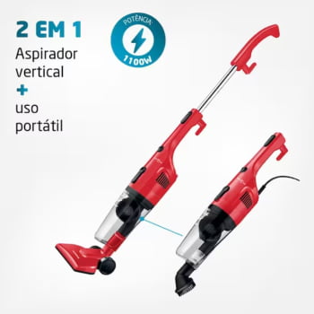 Aspirador De Pó Mondial Turbo Cycle Ap-36 220v Vermelho