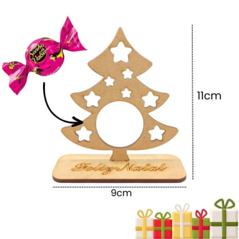 10 Lembrancinha Porta Bombom + 10 Chaveiros Feliz Natal