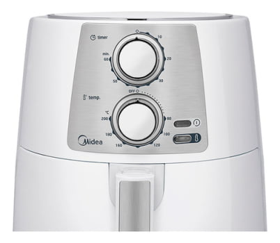 Fritadeira Air fryer 3,5 litros Midea Branco 220v 