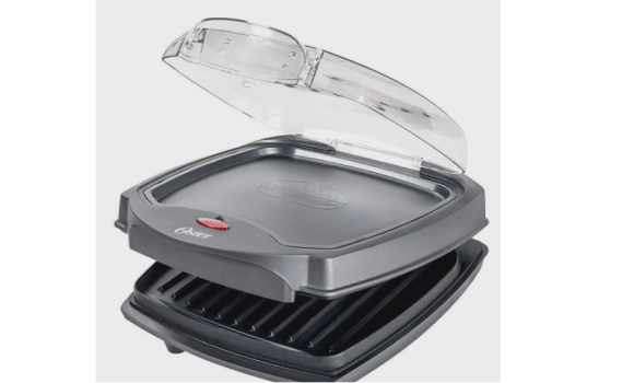 Grill Elétrico Burguer Oster 2 Em 1 Com Estufa 110v - Outlet