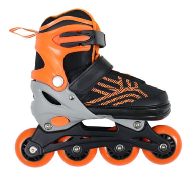 Patins Bel Roller Flexx 3.0 Ajustável 29 A 32 - Laranja