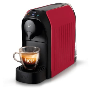 Cafeteira Tres Corações Passione Automática Vermelho 127v - NOVO