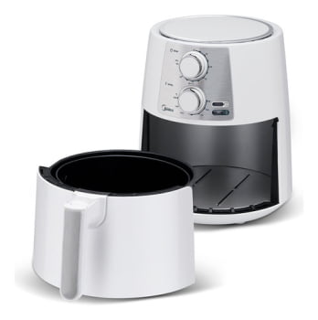 Fritadeira Air fryer 3,5 litros Midea Branco 220v 