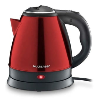 Chaleira Elétrica Multilaser 1,8L Gourmet Red 220v - NOVO