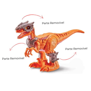 Boneco Robo Alive Dinossauro - Dino Wars - Raptor Original