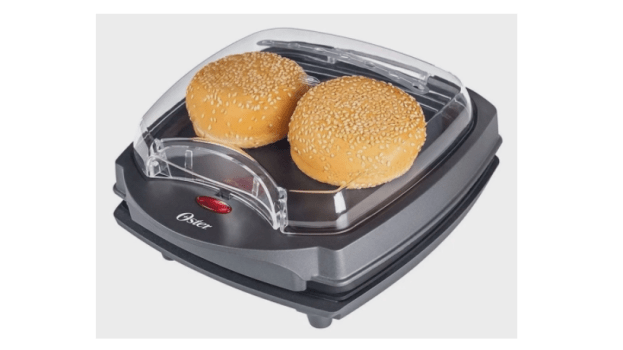 Grill Elétrico Burguer Oster 2 Em 1 Com Estufa 110v - Outlet