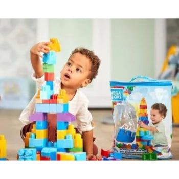 Mega Bloks Jogo De Construção Bolsa De Construção 80 Peças