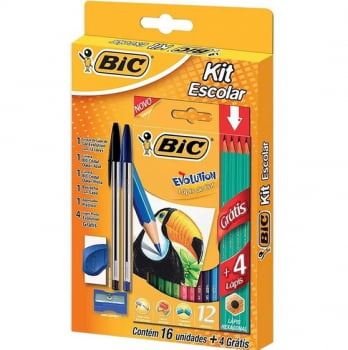 Kit Escolar Bic Evolution 16 unidades