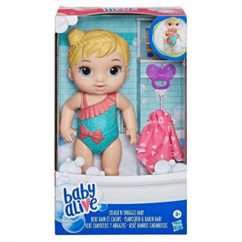 Baby Alive Boneca Loira Banhos Carinhosos