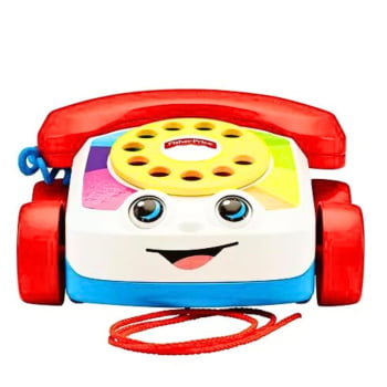 Brinquedo Para Bebês Novo Telefone Feliz Puxar Fisher-price