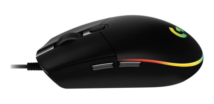 Mouse Logitech G Series Lightsync G203 Preto - Outlet *Leia!