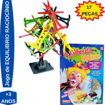 Brinquedo Jogo Educativo Equilibrista Maluco