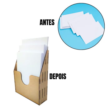 Suporte Organizador De Papel A4 Documentos Escritório