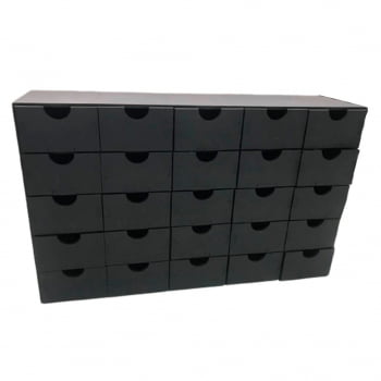 Gaveteiro Organizador 31x19x9cm Preto