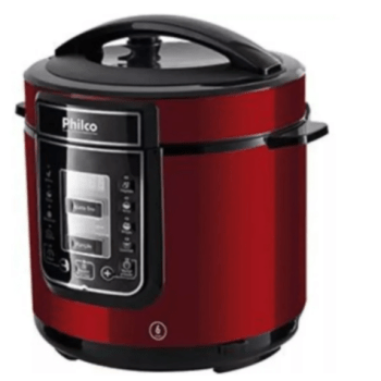 Panela Elétrica A Pressão Philco Ppp01 Vermelha inox 220v 6L - Novo