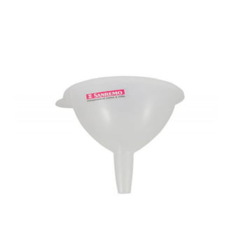 Funil de Plástico 12.8cm Branco Sanremo