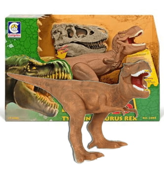 Brinquedo Dinossauro Tyrannosaurus Rex Cotiplás 42x29cm