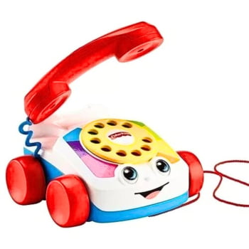 Brinquedo Para Bebês Novo Telefone Feliz Puxar Fisher-price