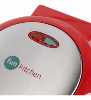 Omeleteira Vermelha Inox 750w Fun Kitchen 220v - Novo