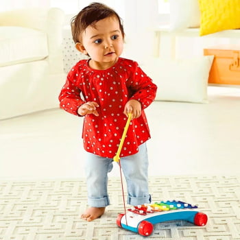 Brinquedo Instrumento Musical Xilofone Bebê Fisher-price