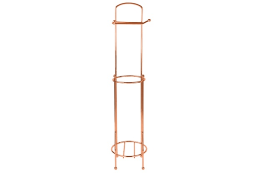 Suporte Para Papel Higiênico Em Aço 65x15,2cm Rose Gold