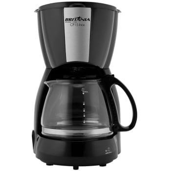 Cafeteira Cp15 Inox Preto Britânia 220v - Novo