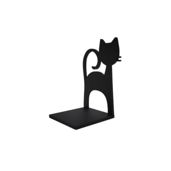 Suporte Porta Livros Gato Preto Bibliocanto