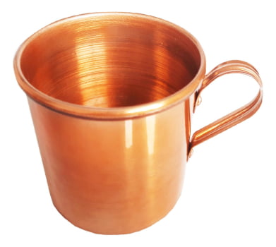 Caneca Copo Moscow Mule Alumínio Cor Cobre 350ml