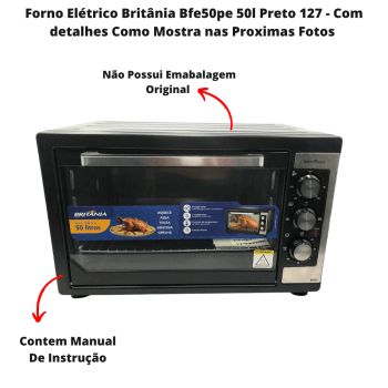 Forno Elétrico de Bancada 50 Litros BFE50 127v - Outlet