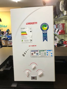 Aquecedor de água a gás GN Lorenzetti LZ 1600 N - Outlet