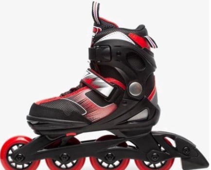 Patins Fila Ajustável J-one Black/Red 30 ao 34