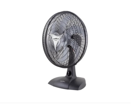 Ventilador De Mesa Britânia Mega Turbo 50cm 130w Preto 127v - Novo