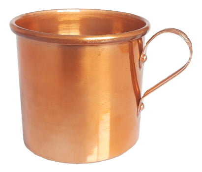 Caneca Copo Moscow Mule Alumínio Cor Cobre 350ml