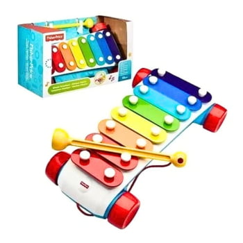 Brinquedo Instrumento Musical Xilofone Bebê Fisher-price