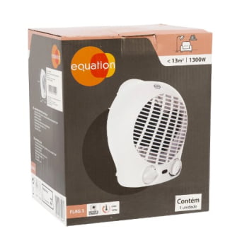 Mini Aquecedor 1300w Branco Termoventilador 110v - NOVO