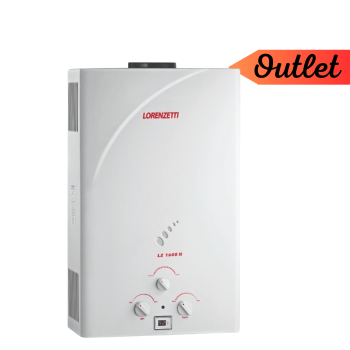 Aquecedor de água a gás GN Lorenzetti LZ 1600 N - Outlet